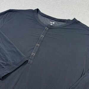 Under Armour Tom Brady Athlete Recovery Sleepwear TB12 Mens L Black 3/4 Sleeve